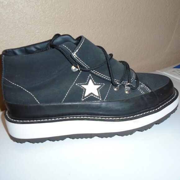 NEW CONVERSE ONE STAR FLEECE LINED HIGH TOP LACE UP BOOTS WOMENS SIZE 10 - Picture 4 of 11